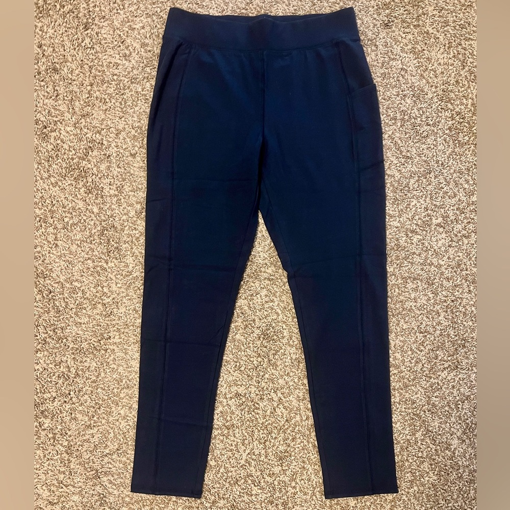 NWOT Navy Blue Leggings with Pocket